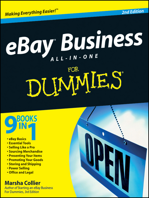 Title details for eBay Business All-in-One For Dummies® by Marsha Collier - Available